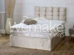 Cube Crushed Velvet Divan Bed - Image 3