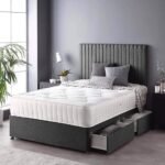Cube Crushed Velvet Divan Bed