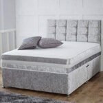 Grey Divan Bed with Orthopaedic Mattress