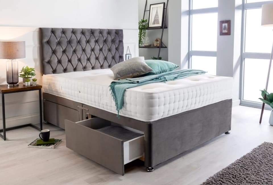 WhatsApp Image 2022-05-18 at 8.34.20 PM Luxury Chesterfield 4 Drawers Divan Bed - Image 1
