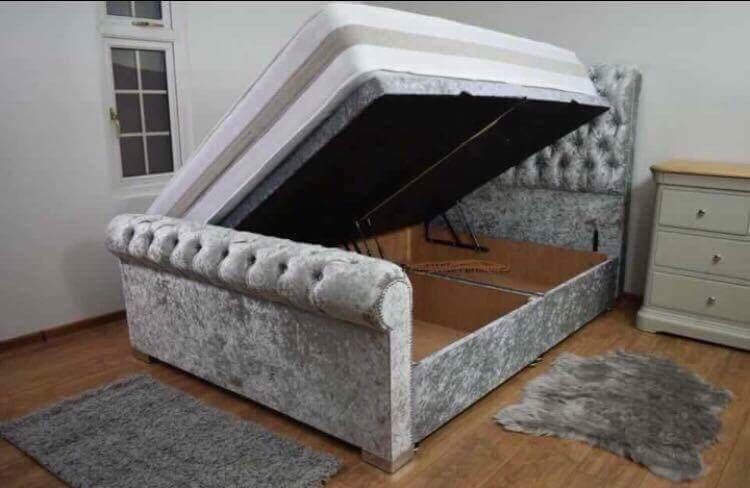 WhatsApp Image 2022-05-18 at 9.06.34 PM Sleigh Ottoman Storage Bed - Image 1