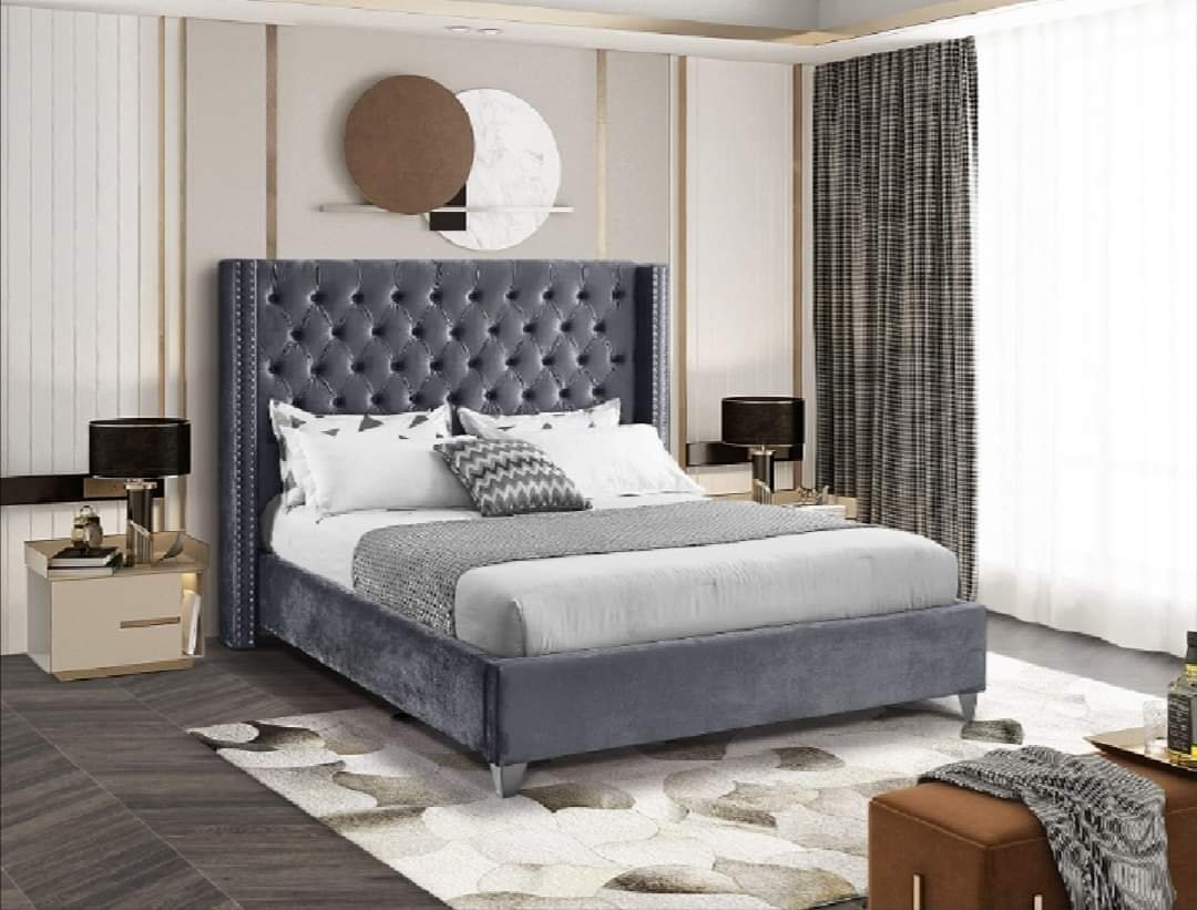 WhatsApp Image 2022-05-18 at 8.37.45 PM Luxury Fat Wing Bed Frame - Image 1