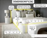 The new premium teddy plush boucle fabric fur Upholstered Bed 2026 - Image 5