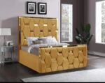 Golden stripes pyramid bed frame - Image 2