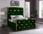 Golden stripes pyramid bed frame - Image 5