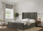 Madison Wingback bed with lines - Image 13