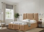 Golden strips modern luxury bed - Image 12