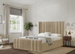 Madison Wingback bed with lines - Image 9