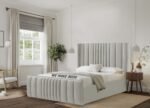 Madison Wingback bed with lines - Image 5