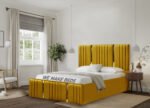 Golden strips modern luxury bed - Image 3