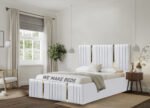 Golden strips modern luxury bed - Image 2