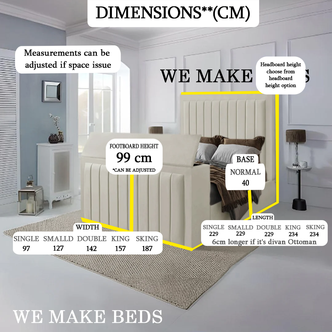 The MODERN Florence TV bed - Image 11