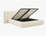 2026 Teddy Boucle Ivory Bedframe 2 Piece Headboard - Image 3
