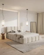 The Luxury Teddy Boucle Fur Egerie Bedframe - Image 2