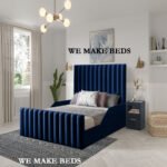 Luxury lined kids bed with safety rails - Image 3
