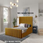 Luxury lined kids bed with safety rails - Image 11