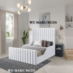Luxury lined kids bed with safety rails - Image 12