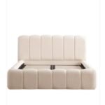 The new premium teddy boucle fur 2026 Bedframe