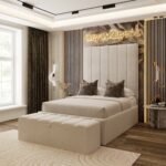 2026 ELLIE panel high headboard bedframe