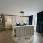 The Premium Teddy Boucle Tv Bed Bedframe