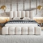 The  2026 teddy boucle Joseph's bedframe - Image 2