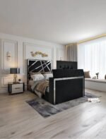 Ashleigh tv bed with trim