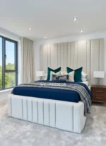 The Aurora Vertical Channel Bed Frame