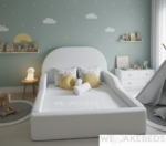 Cloud Nine Upholstered kids teddy Bed - Image 2