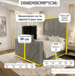 The Mirage Art Deco TV Bed – The Ultimate Cinema Experience - Image 2