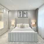 The Stratos Wingback bedframe
