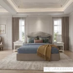 The Kensington Curve Upholstered Bed
